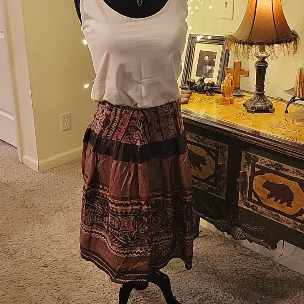100% Silk skirt